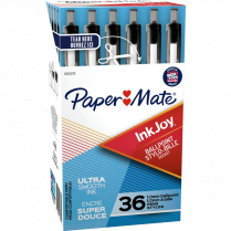 Paper Mate&reg; InkJoy&reg; 300 RT Retractable Ball Point Pens Medium Point Black 36/box