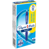 Paper Mate&reg; Profile&reg; Retractable Ball Point Pens Super Bold Point Blue 12/box