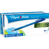 Paper Mate&reg; FlexGrip Ultra&reg; Ball Point Stick Pens Fine Point Blue 12/box