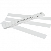 Pacon&reg; Sentence Strips 3"x24" White 100/pkg