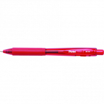 Pentel&reg; Wow! Retractable Ball Point Pens Medium Point Red 12/box