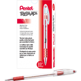 Pentel&reg; R.S.V.P.&reg; Ball Point Pen Medium Point Red 12/box