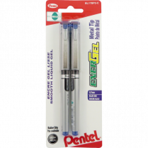 Pentel&reg; EnerGel&reg; Liquid Gel Pens 0.7mm Blue 2/pkg