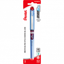 Pentel&reg; EnerGel&reg; Stick Gel Roller Pen 0.5 mm Red