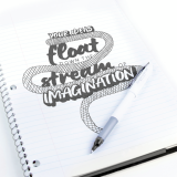 Pentel&reg; Floatune Roller Ball Pen 0.8 mm Black