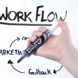 Pentel Maxiflo Whiteboard Marker Chisel Black