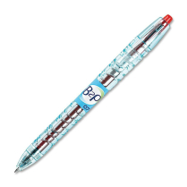 Pilot&reg; BeGreen&reg; B2P Retractable Gel Pen 0.7 mm Red *single*
