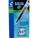 Pilot&reg; BeGreen&reg; B2P Retractable Gel Pen 0.7 mm Blue 10/box