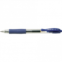 Pilot&reg; G2&reg; Retractable Gel Pens 0.5 mm Blue 12/box