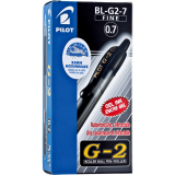 Pilot&reg; G2&reg; Retractable Gel Pens 0.7 mm Black 12/box