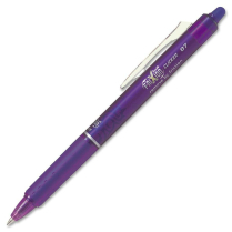 Pilot&reg; FriXion&reg; Ball Clicker Retractable Erasable Gel Pen 0.7 mm Purple *single*