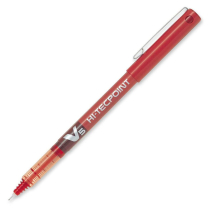 Pilot&reg; Hi-Tecpoint V5 Roller Pen 0.5mm Red *single*
