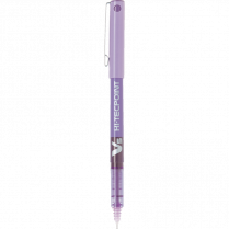 Pilot&reg; Hi-Tecpoint V5 Roller Pen 0.5mm Purple 12/box