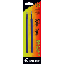 Pilot&reg; FriXion&reg; Ball & Clicker Refills 0.7 mm Blue 2/pkg