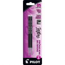 Pilot&reg; FriXion&reg; Clicker Refills 0.5 mm Black 2/pkg
