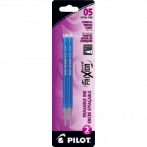 Pilot&reg; FriXion&reg; Clicker Refills 0.5 mm Blue 2/pkg