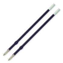 Pilot&reg; Retractable Ball Point B2P BP Pen Refills Medium Point Blue 2/pkg