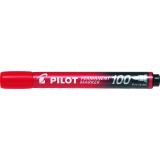 Pilot&reg; Markers 100 Fine Bullet Tip Red 12/box