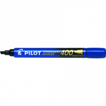 Pilot&reg; Markers 400 Broad Chisel Tip Blue 12/box