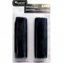 Quartet&reg; Magnetic Microfibre Cloth Whiteboard Eraser 12"x12" Black 2/pkg