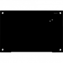 Quartet&reg; Infinity&trade; Magnetic Glass Dry-Erase Board 24"x36" Black