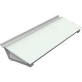 Quartet&reg; Desktop Glass&trade; Dry-Erase Pad Clear