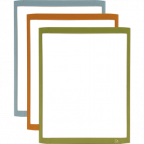 Quartet&reg; Magnetic Dry Erase Whiteboard 8-1/2"x11" Assorted Colour Frames