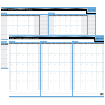 Day-Timer&reg; Double-Sided Flexible Planner 90/120 Day 24"x36" Bilingual