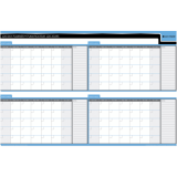 Day-Timer&reg; Double-Sided Flexible Planner 90/120 Day 24"x36" Bilingual