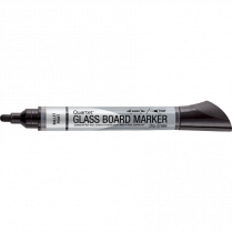 Quartet&reg; Glass Board Marker Bullet Tip Black