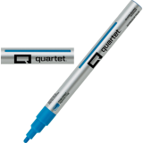 Quartet&reg; Glass Board Neon Markers Fine Tip Assorted Colours 6/pkg *For Dark Glass Surfaces*