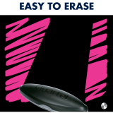 Quartet&reg; Glass Board Neon Markers Bullet Tip Assorted Colours 6/pkg *For Dark Glass Surfaces*