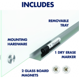 Quartet&reg; Brilliance Glass Dry-Erase Board 72"x48" White