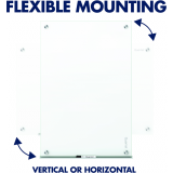 Quartet&reg; Brilliance Glass Dry-Erase Board 72"x48" White