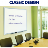 Quartet&reg; Classic Magnetic Whiteboard 48"x36"