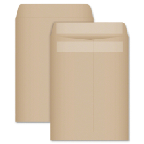 Quality Park Redi-Seal Catalogue Envelopes 9"x12" Natural Kraft 100/pkg