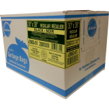 Ralston 2600 Series EcoLogo&trade; Industrial Garbage Bags Regular 30"x38" Black 250/ctn
