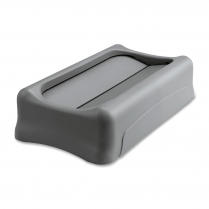 Rubbermaid&reg; Slim Jim&reg; Waste Container Top Swing Lid Grey