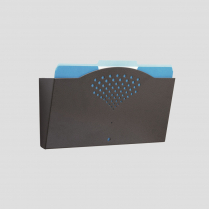 Safco&reg; Steel Wall Pocket Legal Black