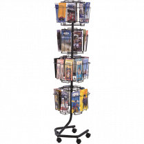 Safco&reg; Rotary Brochure Display Pamphlet Size 32 Compartments