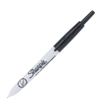 Sharpie&reg; Retractable Permanent Marker Ultra Fine Tip Black *single*