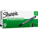Sharpie Pen Fine Blue 12/box