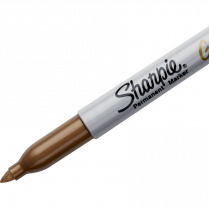 Sharpie&reg; Metallic Markers Fine Tip Gold 12/box
