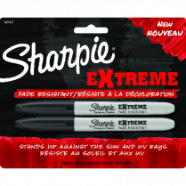 Sharpie&reg; Extreme Permanent Markers Black 2/pkg