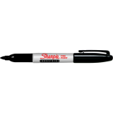 Sharpie&reg; Industrial Permanent Markers Fine Black 12/box
