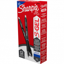 Sharpie&reg; S-Gel&reg; Retractable Pens 0.5 mm Blue 12/box