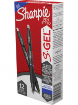 Sharpie&reg; S-Gel&reg; Retractable Pens 0.7 mm Blue 12/box