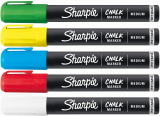 Sharpie&reg; Chalk Marker Assorted Colours 5/pkg