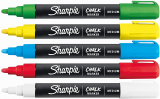 Sharpie&reg; Chalk Marker Assorted Colours 5/pkg