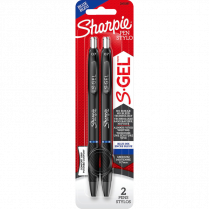 Sharpie&reg; S-Gel&reg; Retractable Pens 0.7 mm Blue 2/pkg